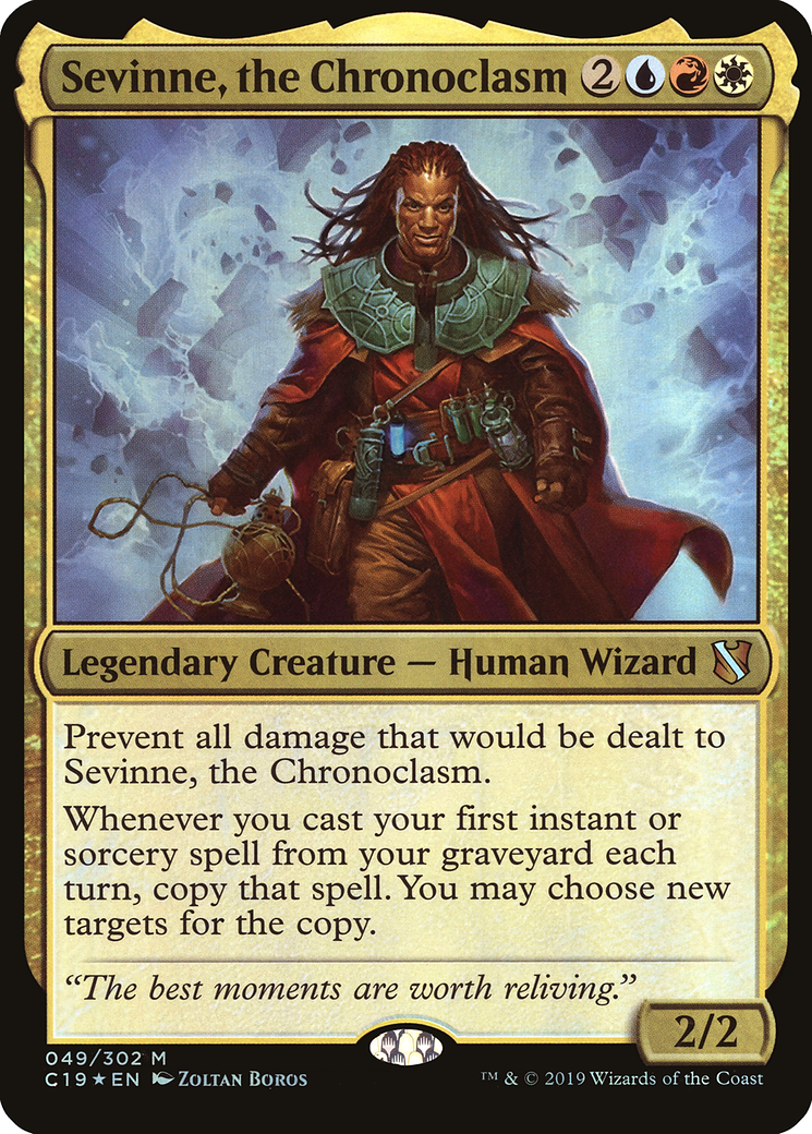 Image of Sevinne, the Chronoclasm (Oversized) [Commander 2019 Oversized]
