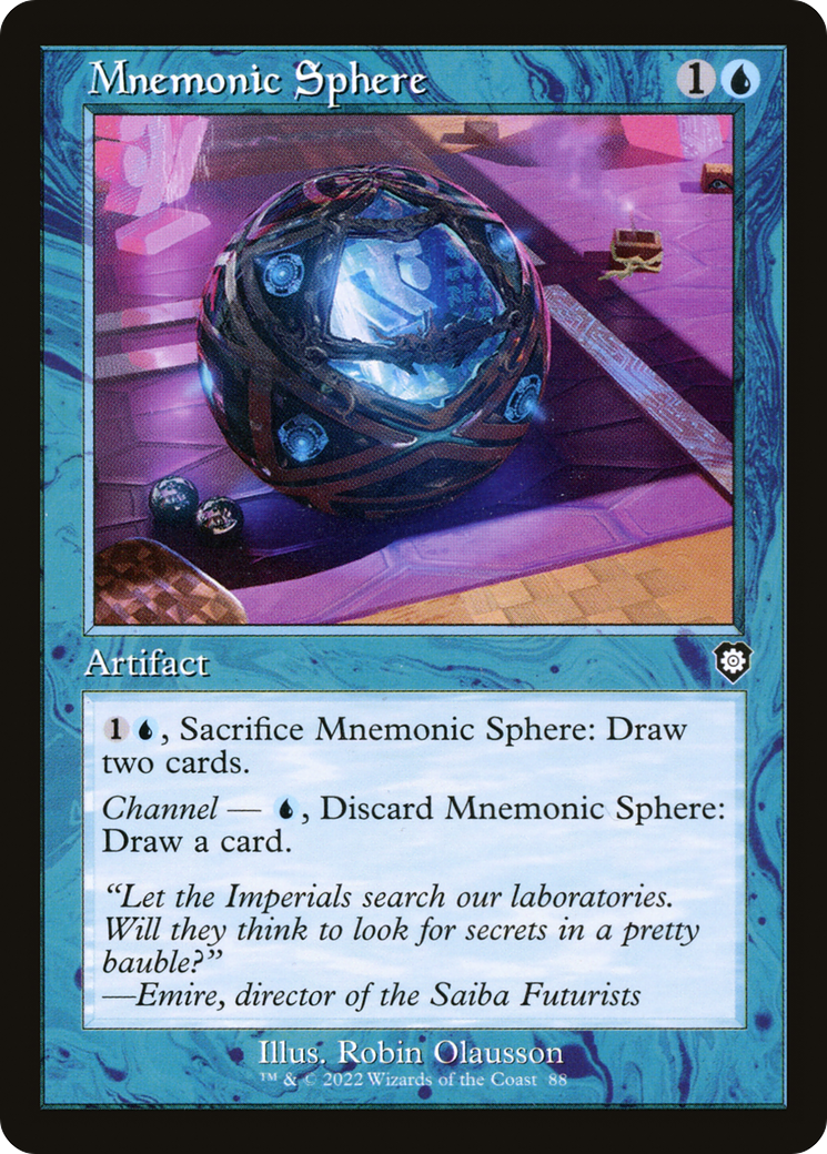 Image of Mnemonic Sphere (Retro) [The Brothers' War Commander]