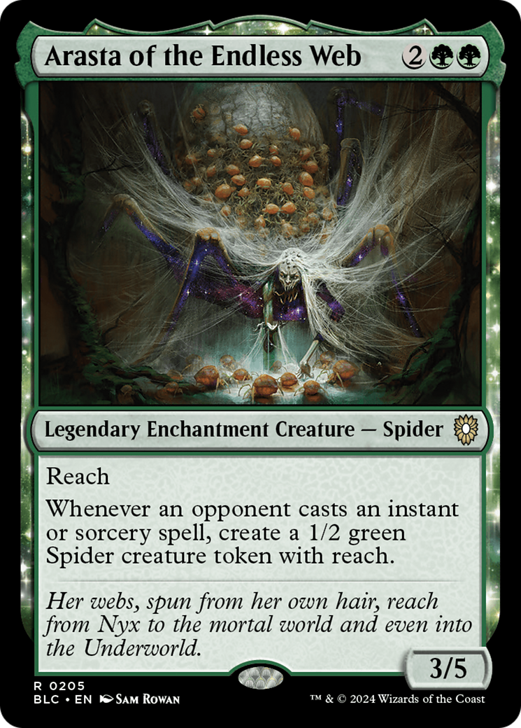 Image of Arasta of the Endless Web [Bloomburrow Commander]