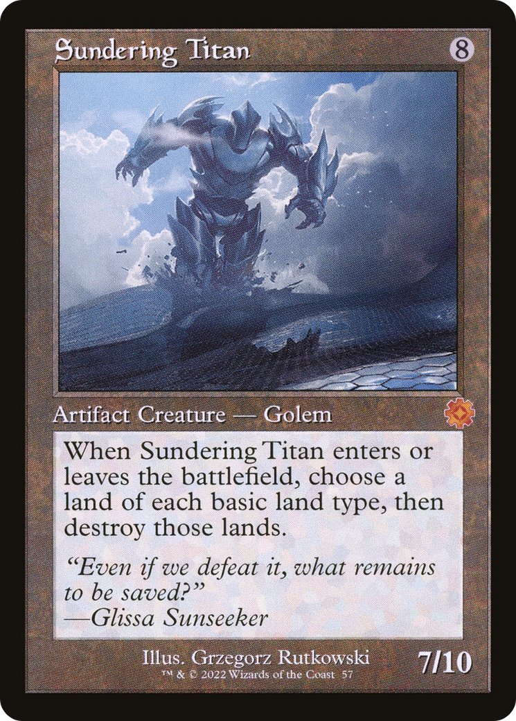 Image of Sundering Titan (Retro) [The Brothers' War Retro Artifacts]