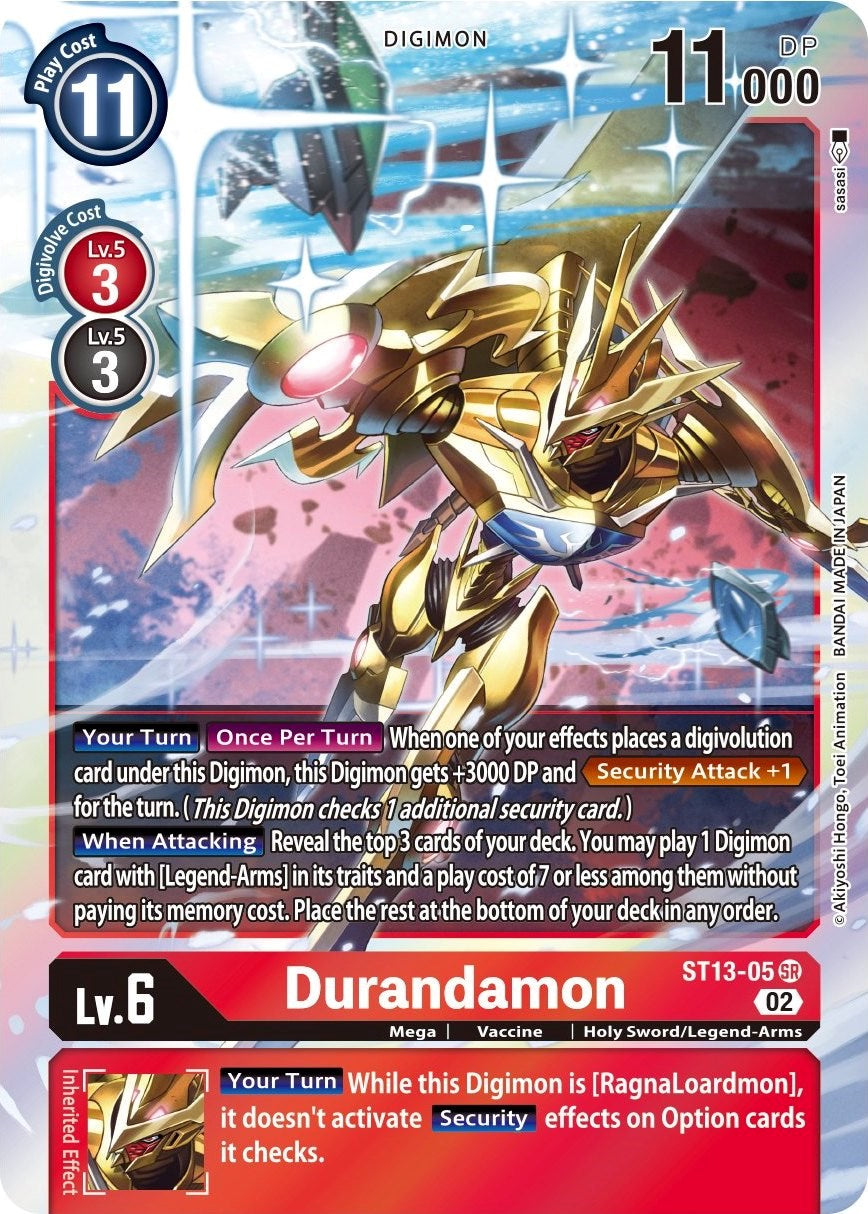 Image of Durandamon [ST13-05] [Starter Deck: Ragnaloardmon]