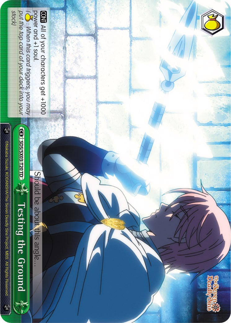 Image of Testing the Ground (SDS/SX03-T20 TD) [The Seven Deadly Sins]