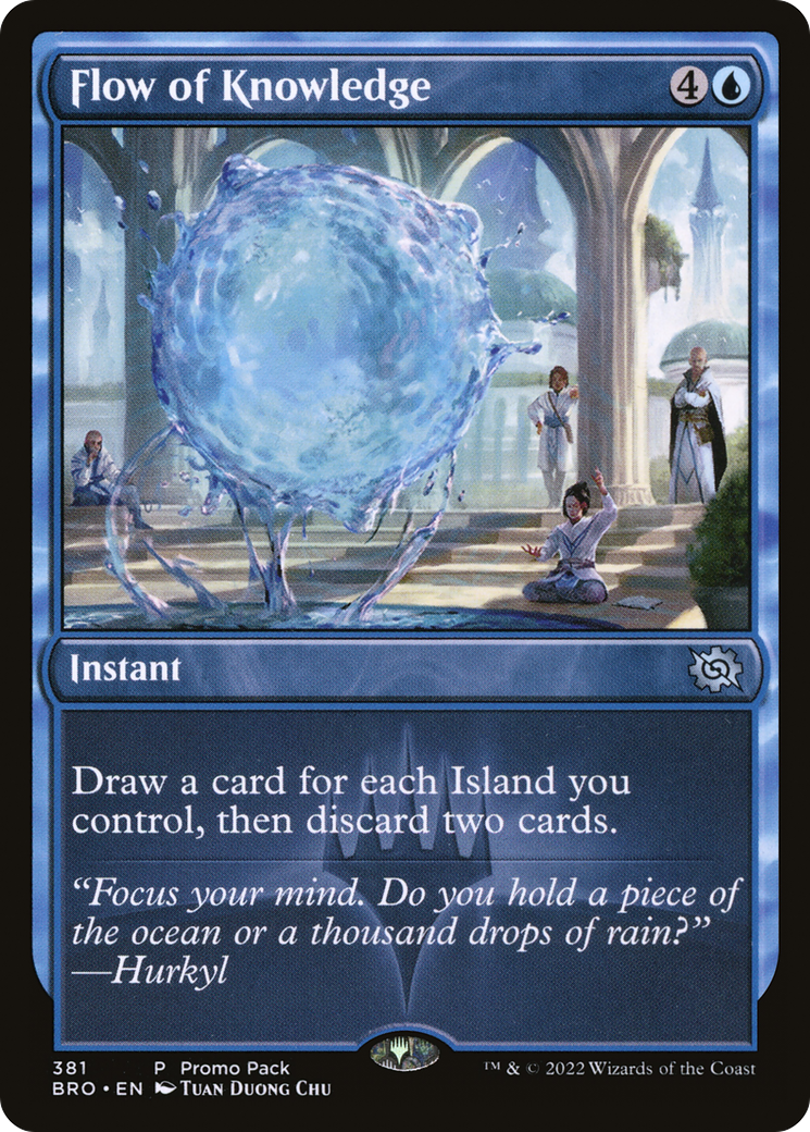 Image of Flow of Knowledge (Promo Pack) [The Brothers' War Promos]