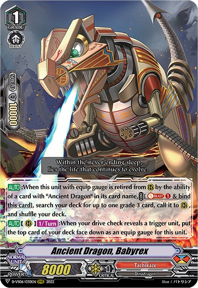 Image of Ancient Dragon, Babyrex (D-VS06/030EN) [V Clan Collection Vol.6]