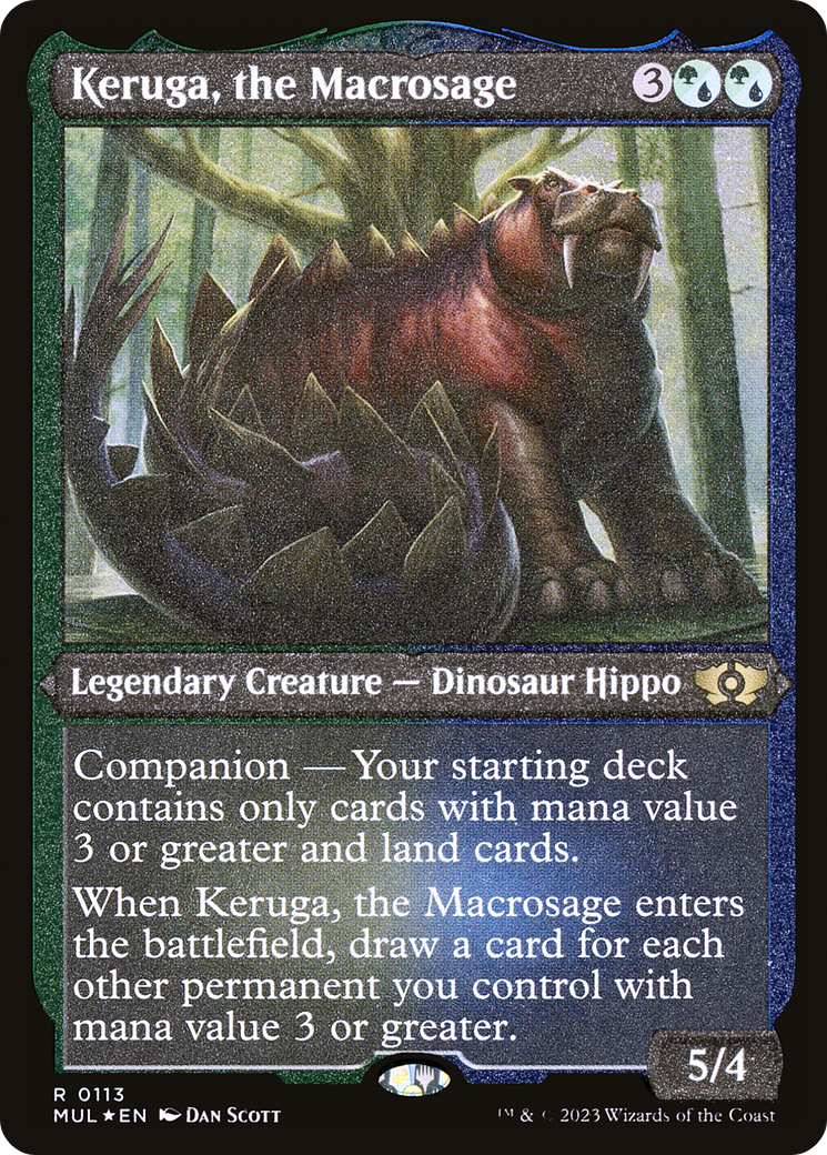 Image of Keruga, the Macrosage (Foil Etched) [Multiverse Legends]