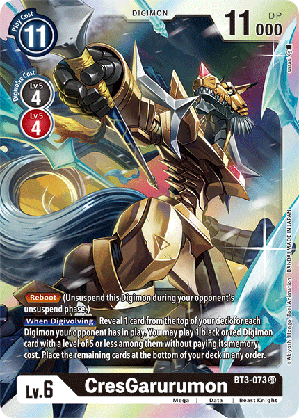 Image of CresGarurumon [BT3-073] [Release Special Booster Ver.1.5]