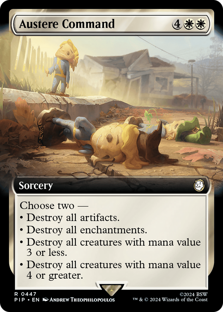 Image of Austere Command (Extended Art) [Fallout]