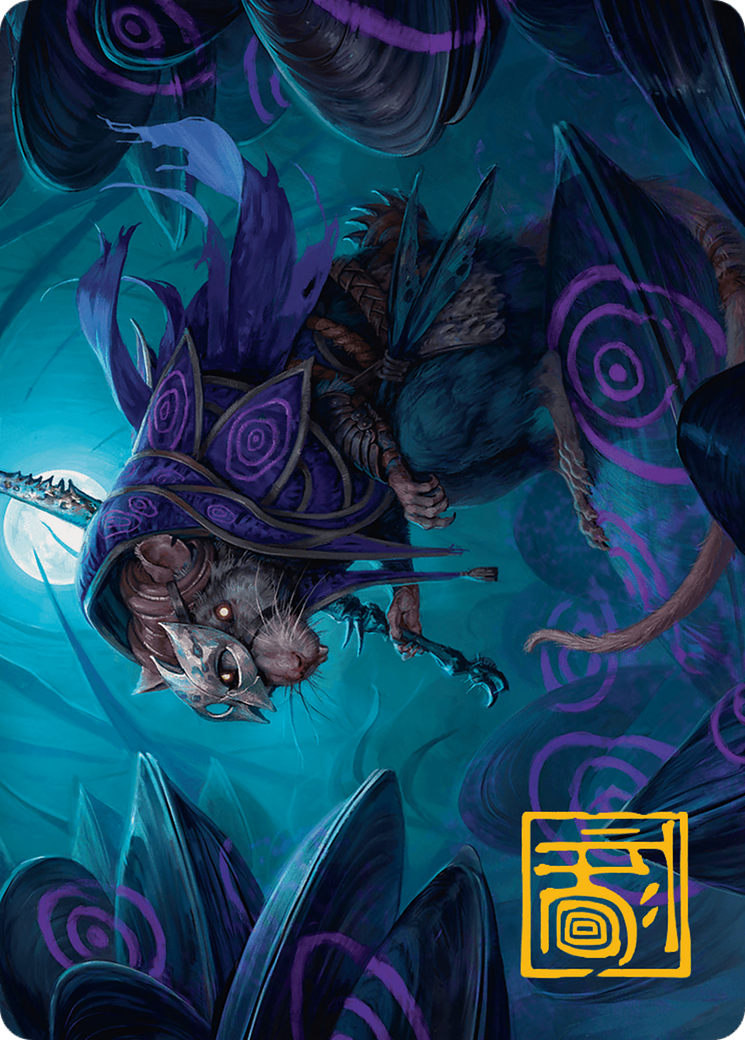 Image of Nightwhorl Hermit Art Card (Gold-Stamped Signature) [Bloomburrow Art Series]
