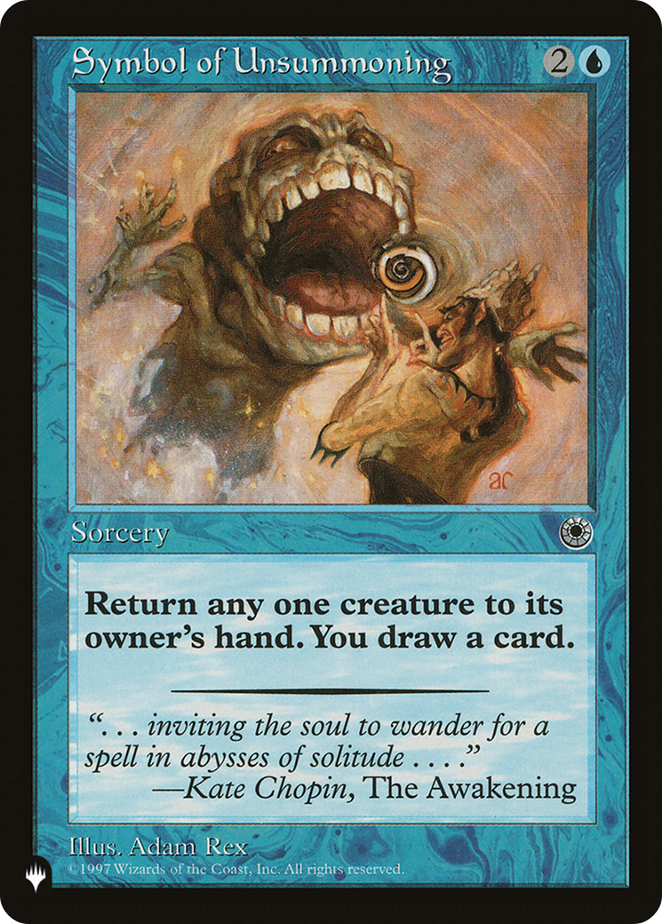 Image of Symbol of Unsummoning [The List]