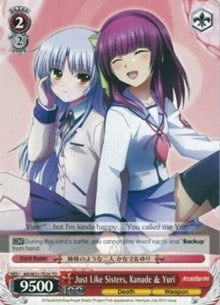 Image of Just Like Sisters, Kanade & Yuri (AB/W31-TE20 TD) [Angel Beats! Re:Edit]