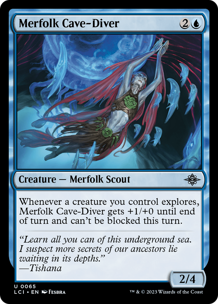 Image of Merfolk Cave-Diver [The Lost Caverns of Ixalan]