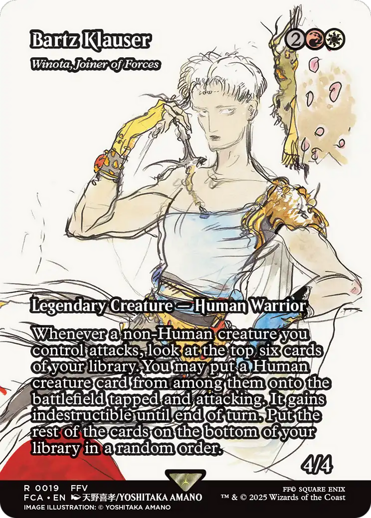 Image of Bartz Klauser - Winota, Joiner of Forces (Showcase) [FINAL FANTASY : Through the Ages]