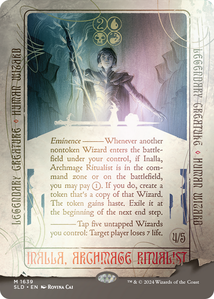 Image of Inalla, Archmage Ritualist (Rainbow Foil) [Secret Lair Drop Series]