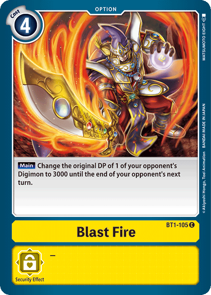 Image of Blast Fire [BT1-105] [Release Special Booster Ver.1.0]