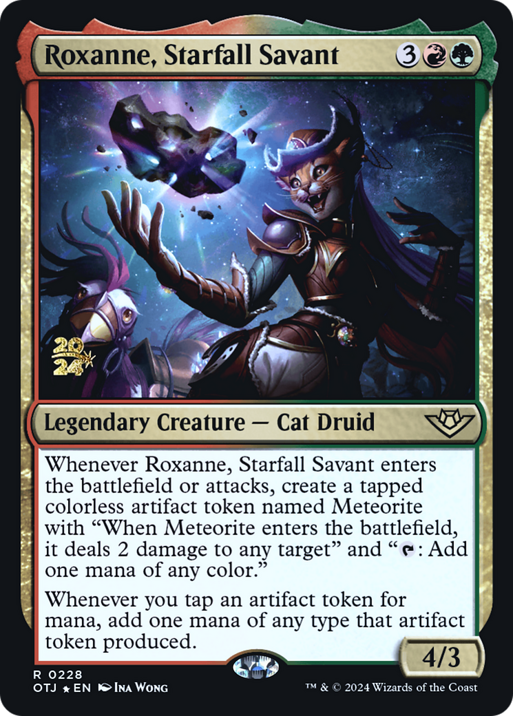 Image of Roxanne, Starfall Savant [Outlaws of Thunder Junction Prerelease Promos]