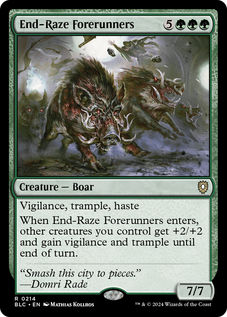 Image of End-Raze Forerunners [Bloomburrow Commander]