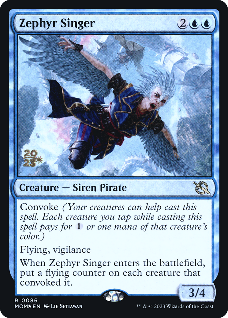 Image of Zephyr Singer [March of the Machine Prerelease Promos]