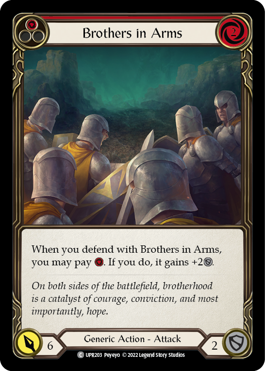 Image of Brothers in Arms (Red) [UPR203] (Uprising)