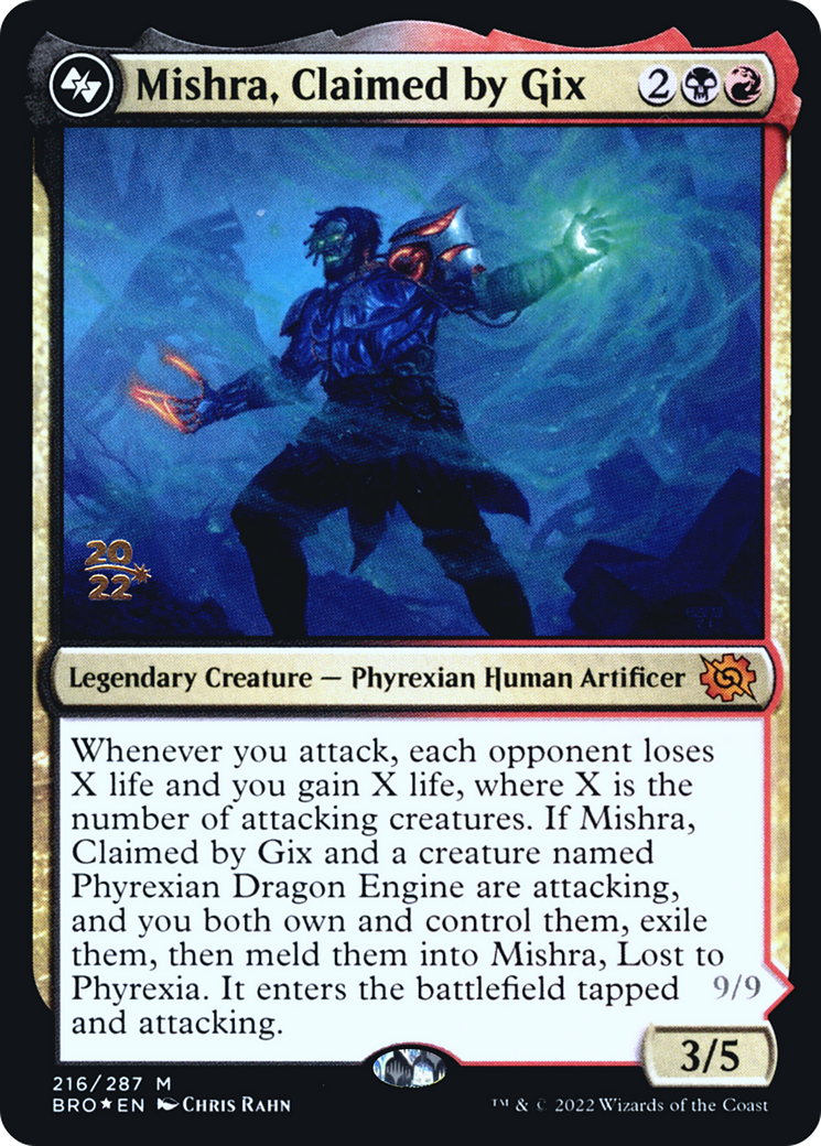 Image of Mishra, Claimed by Gix [The Brothers' War Prerelease Promos]