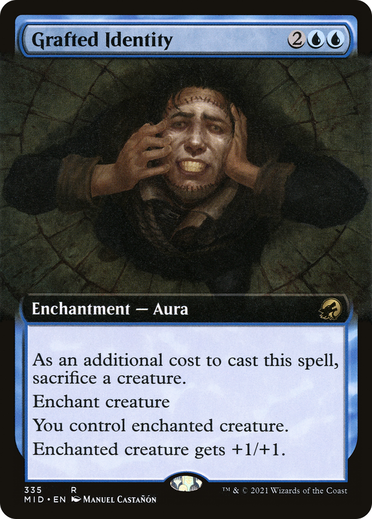 Image of Grafted Identity (Extended Art) [Innistrad: Midnight Hunt]