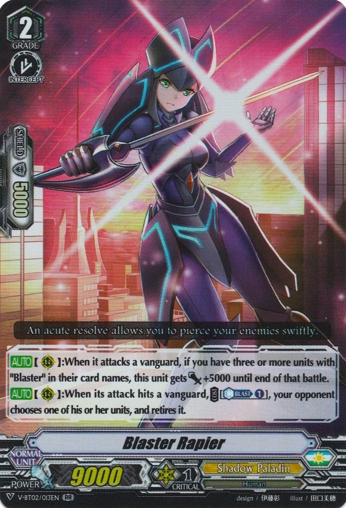 Image of Blaster Rapier (V-BT02/013EN) [Strongest! Team AL4]