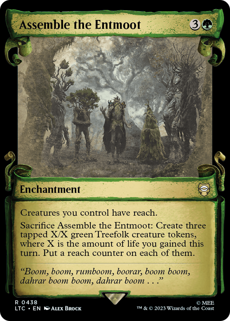 Image of Assemble the Entmoot [The Lord of the Rings: Tales of Middle-Earth Commander Showcase Scrolls]