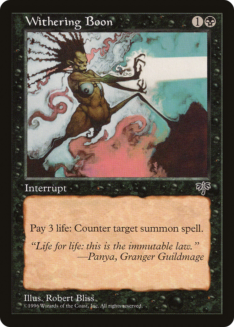 Image of Withering Boon [Mirage]