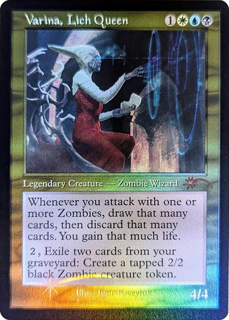 Image of Varina, Lich Queen (Retro Frame) [Secret Lair Drop Series]