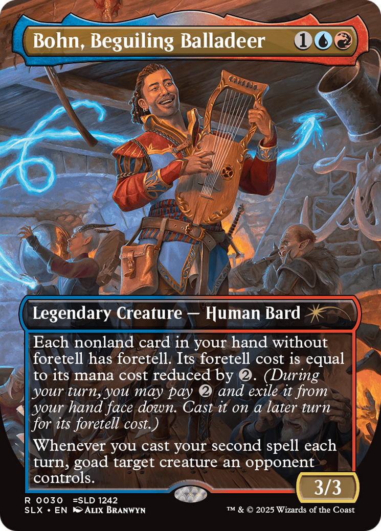 Image of Bohn, Beguiling Balladeer [Secret Lair: Universes Within]