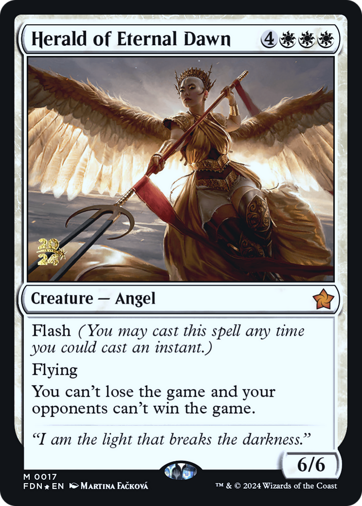 Image of Herald of Eternal Dawn [Foundations Prerelease Promos]