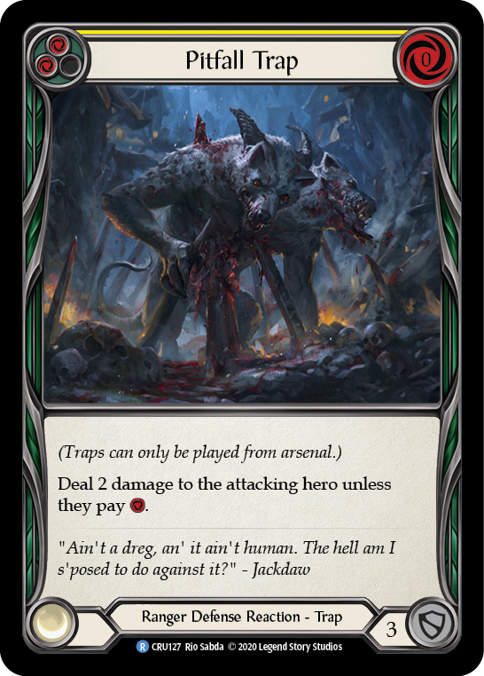 Image of Pitfall Trap [CRU127] (Crucible of War)  1st Edition Normal