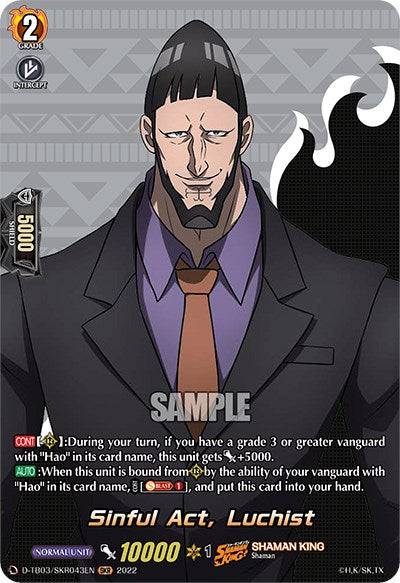 Image of Sinful Act, Luchist (D-TB03/SKR043EN) [Shaman King]