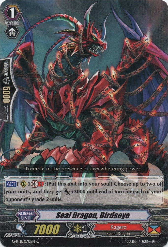 Image of Seal Dragon, Birdseye (G-BT11/070EN) [Demonic Advent]