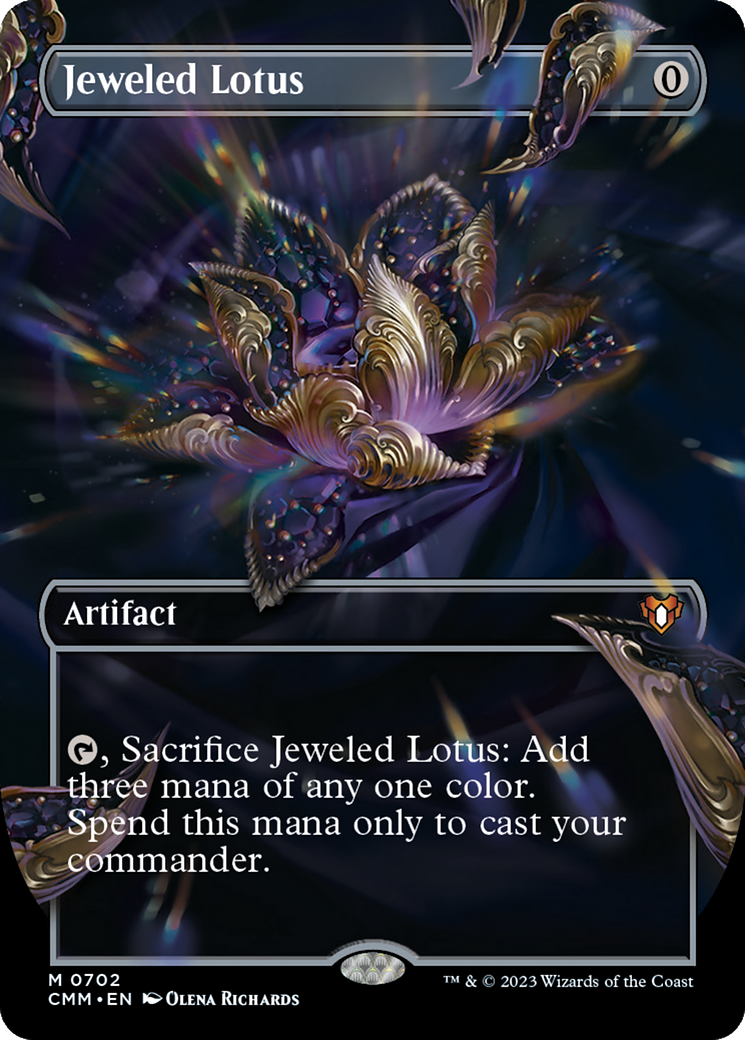 Image of Jeweled Lotus (Borderless Frame Break) [Commander Masters]