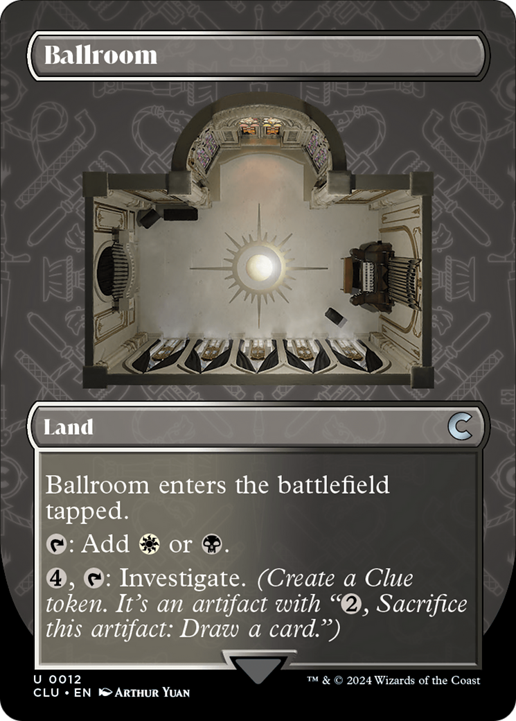 Image of Ballroom (Borderless) [Ravnica: Clue Edition]