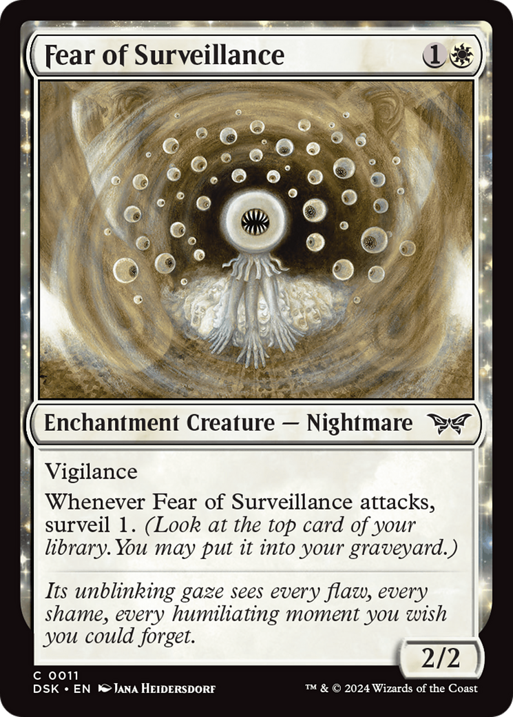 Image of Fear of Surveillance [Duskmourn: House of Horror]