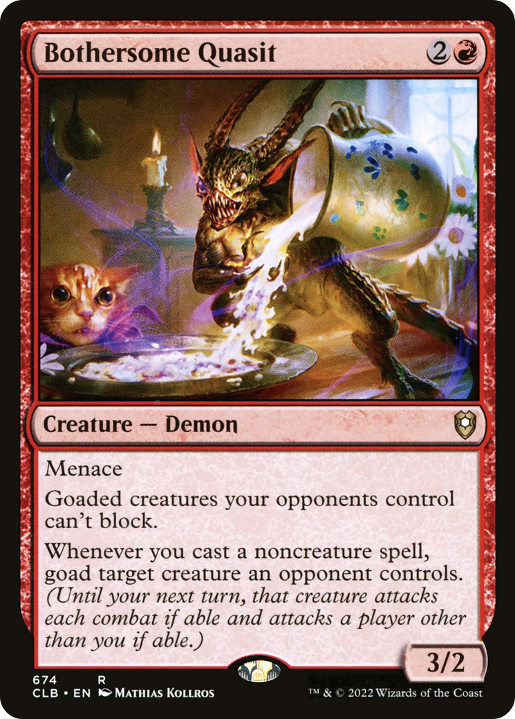 Image of Bothersome Quasit [Commander Legends: Battle for Baldur's Gate]