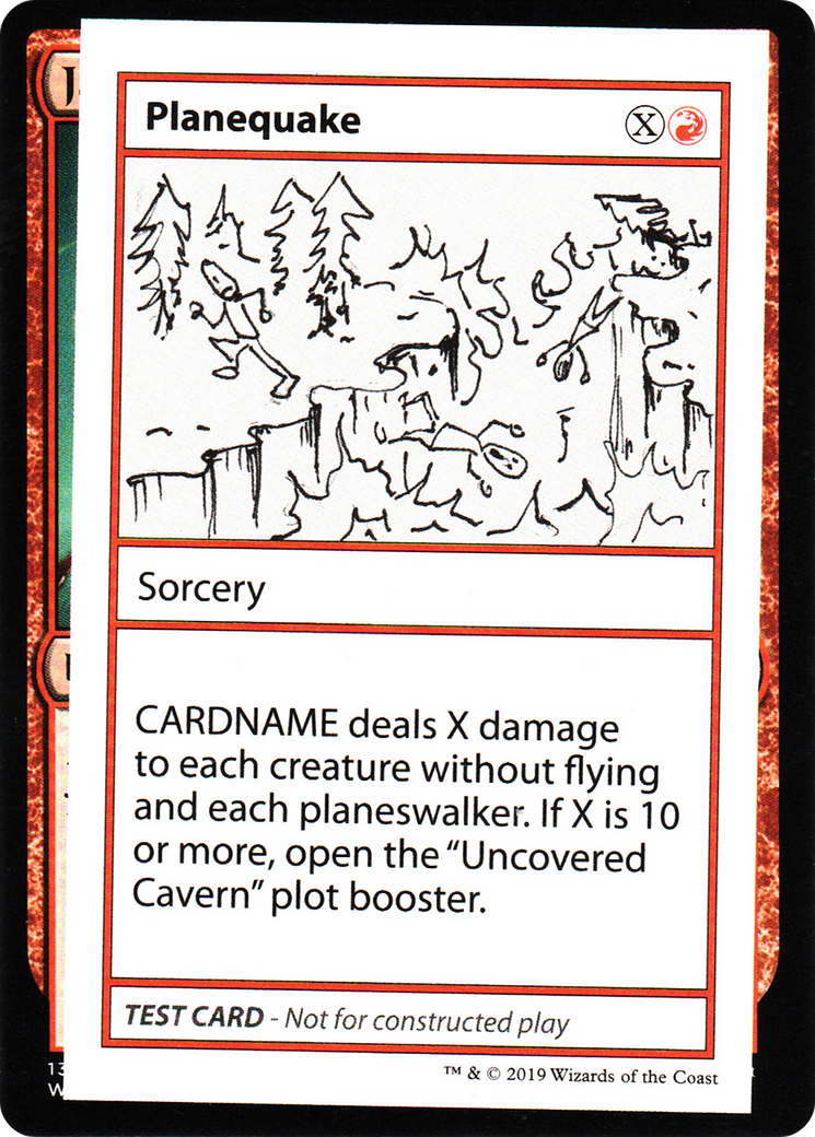 Image of Planequake (2021 Edition) [Mystery Booster Playtest Cards]