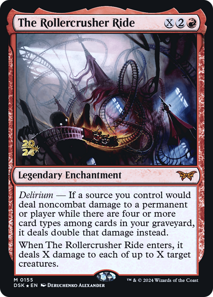Image of The Rollercrusher Ride (0155) [Duskmourn: House of Horror Prerelease Promos]