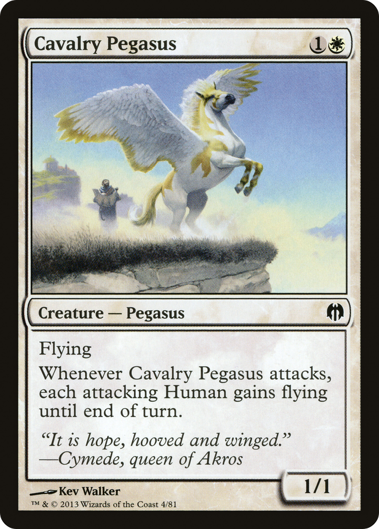 Image of Cavalry Pegasus [Duel Decks: Heroes vs. Monsters]