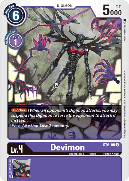 Image of Devimon [ST6-08] [Starter Deck: Venomous Violet]