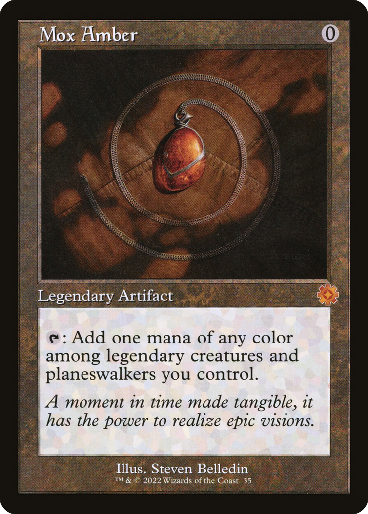 Image of Mox Amber (Retro) [The Brothers' War Retro Artifacts]