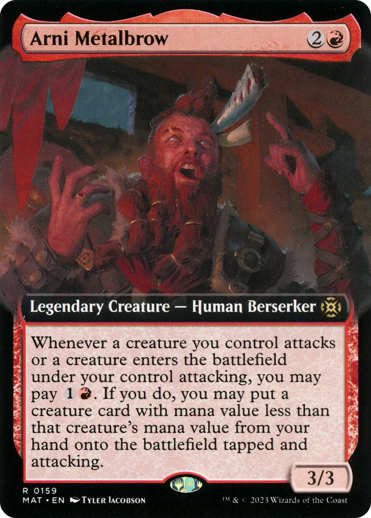Image of Arni Metalbrow (Extended Art) [March of the Machine: The Aftermath]