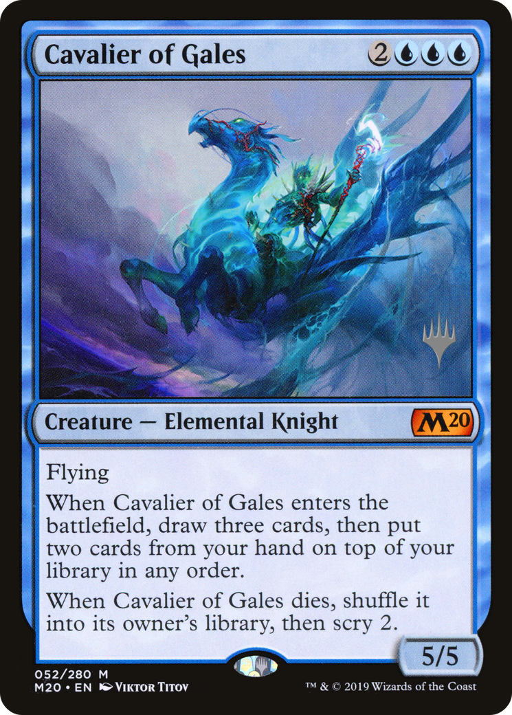 Image of Cavalier of Gales (Promo Pack) [Core Set 2020 Promos]