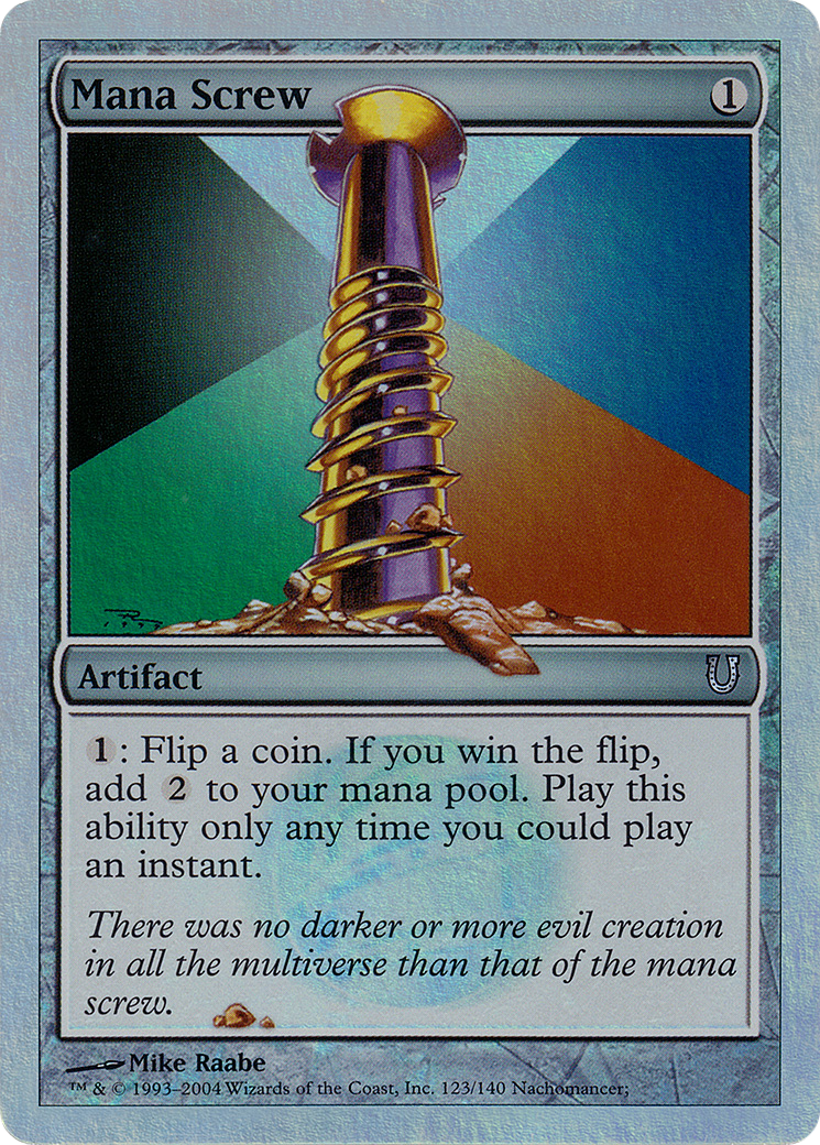 Image of Mana Screw (Alternate Foil) [Unhinged]