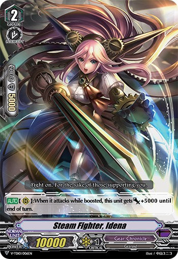 Image of Steam Fighter, Idena (Parallel Foil) (V-TD10/006EN) [Chronojet]