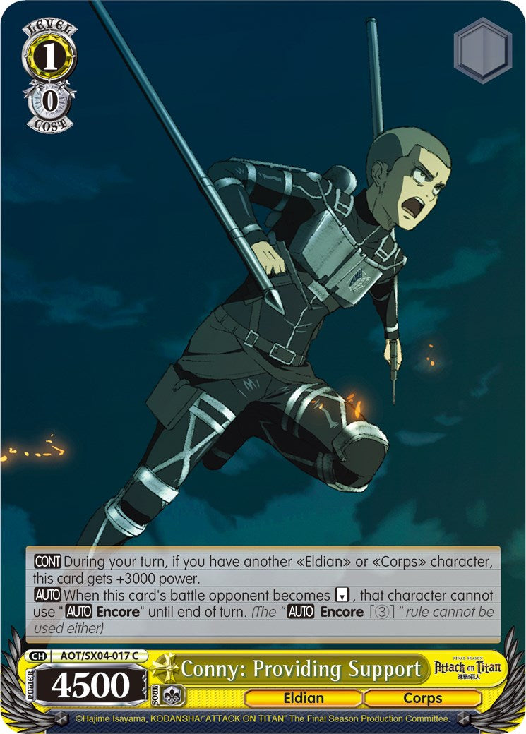 Image of Conny: Providing Support [Attack On Titan: Final Season]