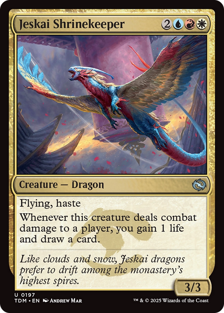Image of Jeskai Shrinekeeper [Tarkir: Dragonstorm]