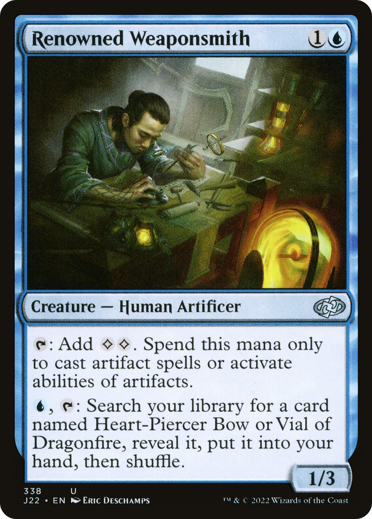 Image of Renowned Weaponsmith [Jumpstart 2022]