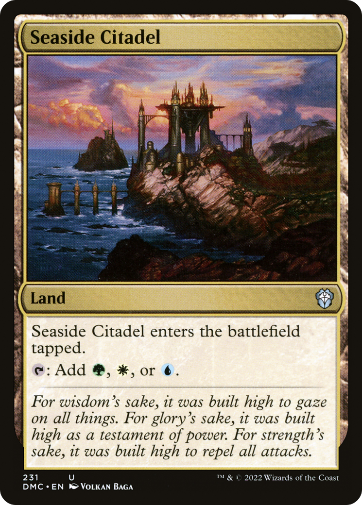 Image of Seaside Citadel [Dominaria United Commander]